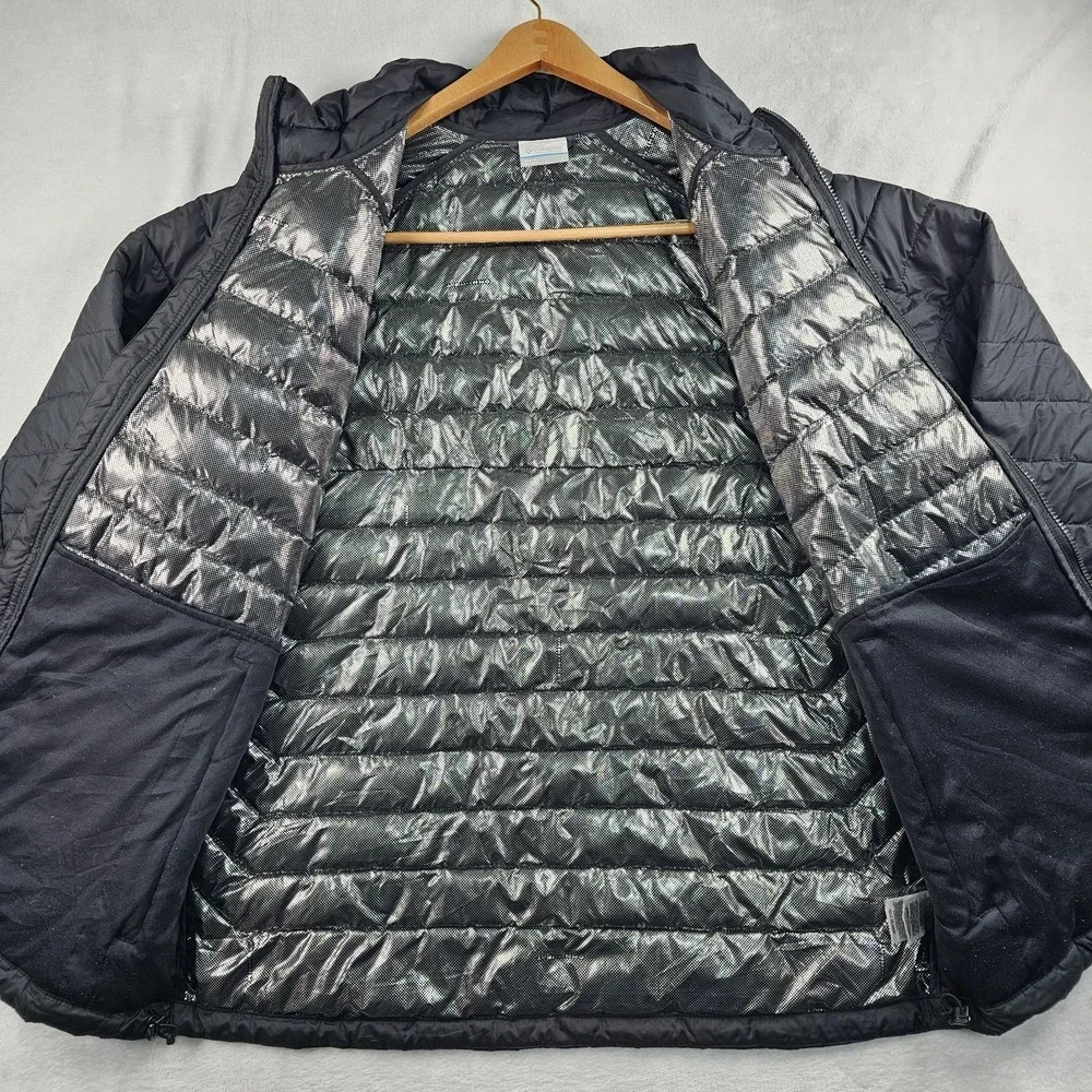 Columbia Powder Lite Jacket Insulated Mens Large Puffer Packable Lightweight Zip